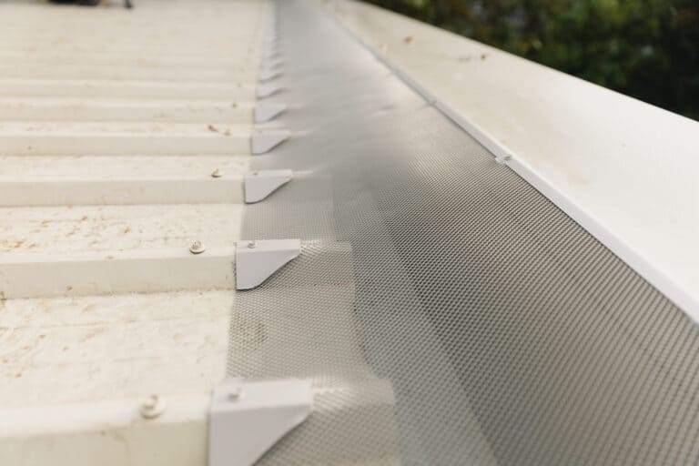 Colorbond gutter guard system