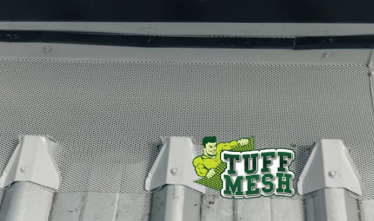 tuff mesh gutter guard on trim deck roof