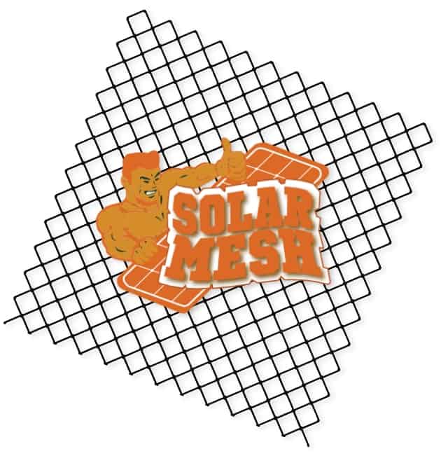 solar mesh solar panel protection