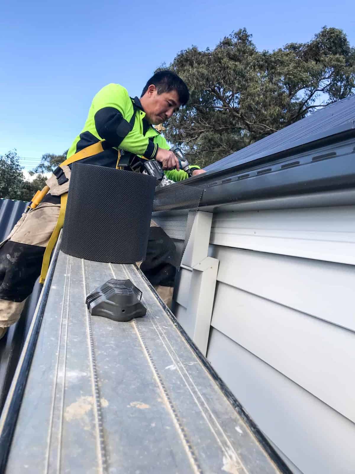 gutter guard installation